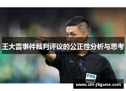 王大雷事件裁判评议的公正性分析与思考 王大雷事件裁判评议的公正性分析与思考